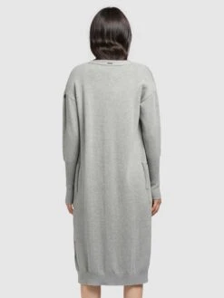 Khujo Gilets Cardigan Elina Femme Gris -Khujo Soldes Magasin a799ecfce104cdc8f00a3ce4b7983963