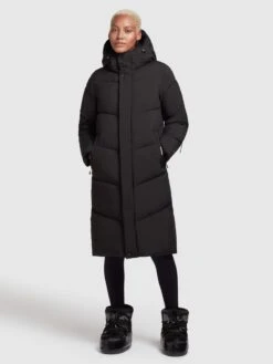 Khujo Manteaux Dhiver Manteau D’hiver Torino2 Femme Noir -Khujo Soldes Magasin a800a92d8cd7c778a63d8931e2312cd3