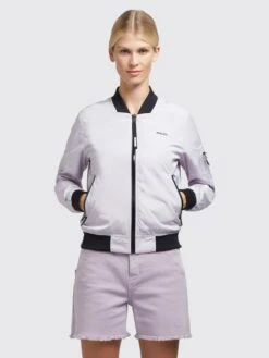 Khujo Vestes De Mi-saison Veste Mi-saison Stence2 Femme Lilas -Khujo Soldes Magasin aa64991e1736ae857e4fe985457c63c7