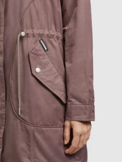 Khujo Parkas Parka Mi-saison ONDA2 Femme Marron -Khujo Soldes Magasin abbadd2f78325569e1de0f3f241e2c55