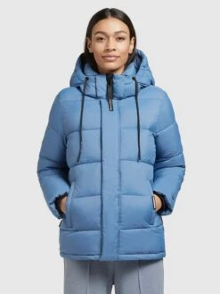 Khujo Vestes Dhiver Veste D’hiver Evona Femme Bleu Ciel -Khujo Soldes Magasin ac04e266e756c0cdbbd5f738da520140