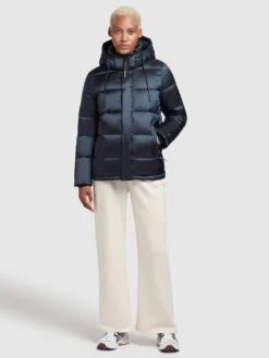Khujo Vestes Dhiver Veste D’hiver Evona Femme Bleu Nuit -Khujo Soldes Magasin acfddd87cc1cdc31e6fa849dd2f48cbb