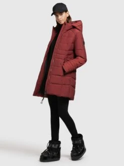 Khujo Manteaux Courts Manteau Mi-saison Amaray 3 Femme Rouge Rubis -Khujo Soldes Magasin ae2d74f007541ca3b75faf87c76095d8