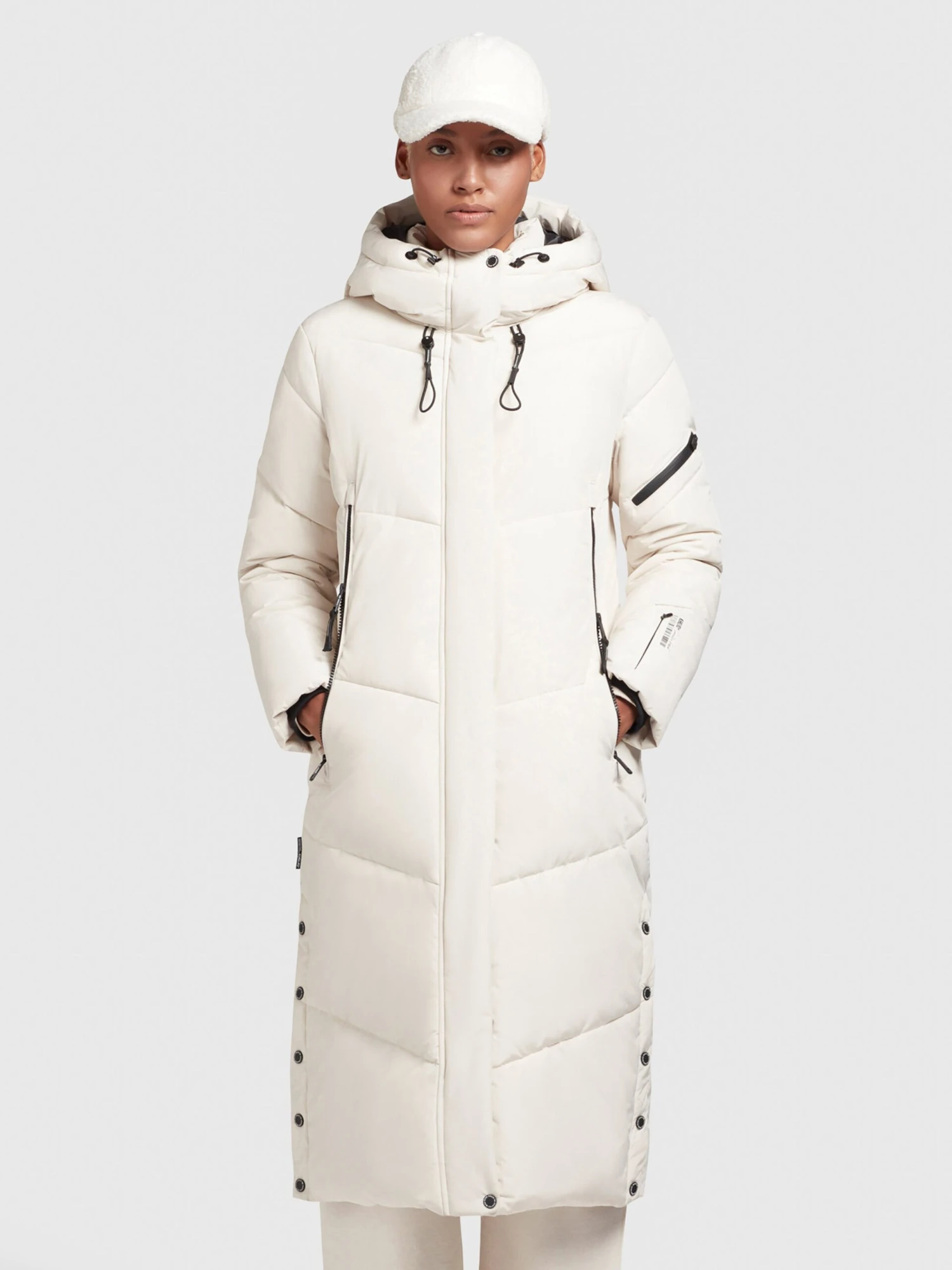 Khujo Manteaux Dhiver Manteau D’hiver Sonje 4 Femme Blanc Cassé 4 Khujo Manteaux Dhiver Manteau D’hiver Sonje 4 Femme Blanc Cassé – Image 2