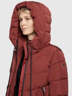 Khujo Manteaux De Mi-saison Manteau Mi-saison Klayd Femme Rouge Foncé -Khujo Soldes Magasin af1567461f2f2ed4946235a867e53a06