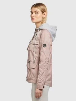 Khujo Vestes De Mi-saison Veste Mi-saison FLAMES Femme Rose -Khujo Soldes Magasin afb09ea7480bda90d5688a0c0d56f863