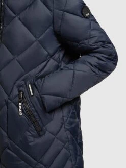 Khujo Manteaux De Mi-saison Manteau Mi-saison Zarita Femme Bleu Foncé -Khujo Soldes Magasin afb741aad6d99e166e6a34527b714239