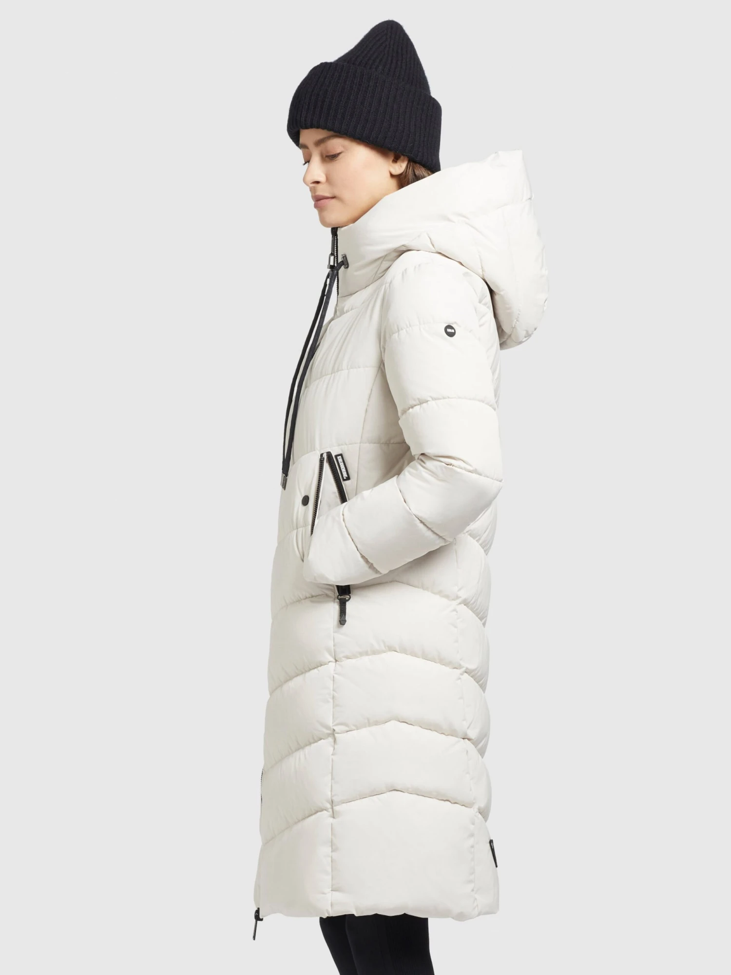 Khujo Manteaux De Mi-saison Manteau Mi-saison Klayd Femme Blanc Cassé 7 Khujo Manteaux De Mi-saison Manteau Mi-saison Klayd Femme Blanc Cassé – Image 5