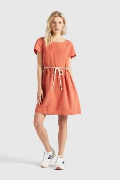 Khujo Mini-robes Robe ASBA Femme Orange -Khujo Soldes Magasin b0b950b559db349772e54bf967d5dd06