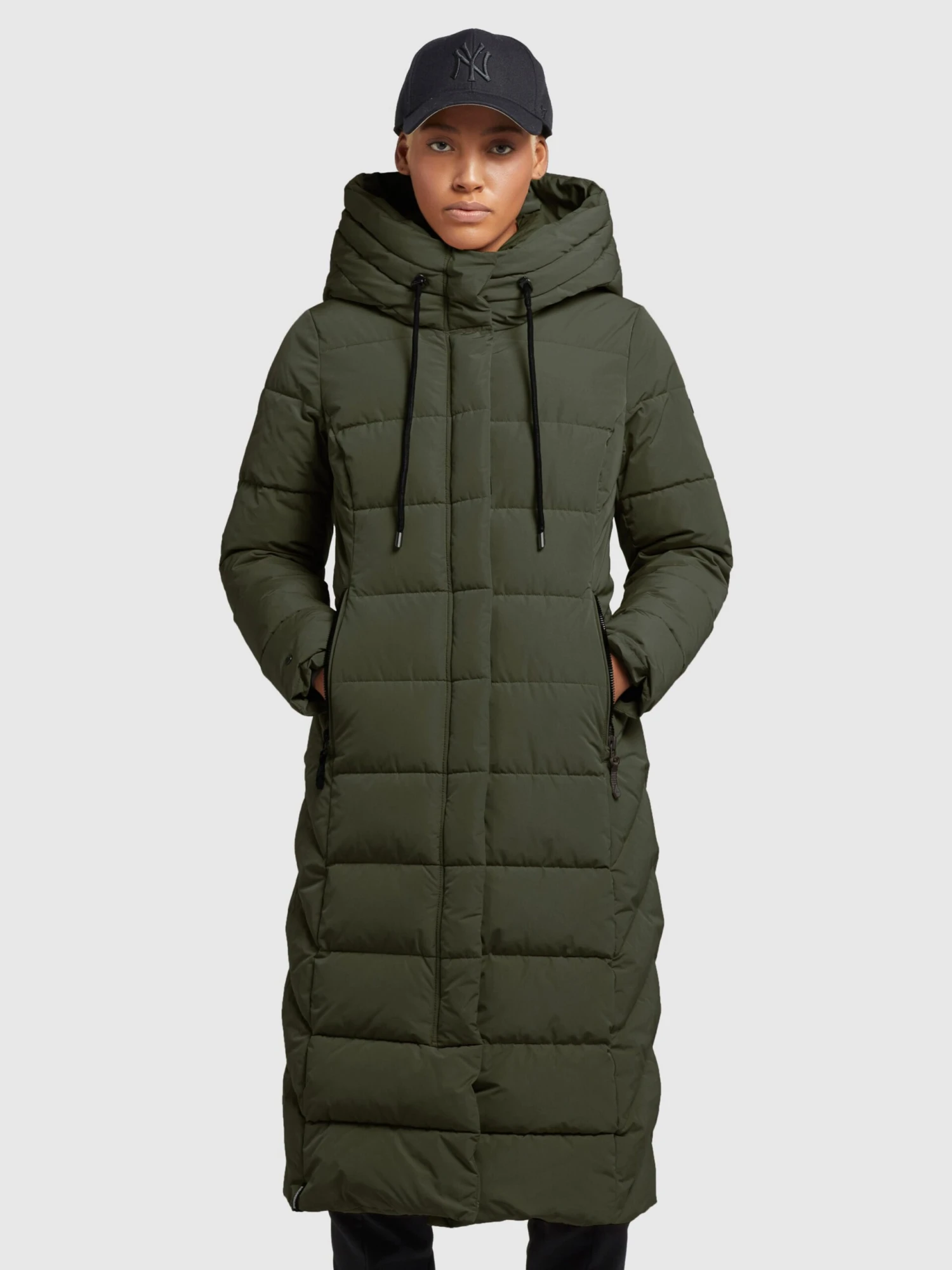 Khujo Manteaux Dhiver Manteau D’hiver Gamber Femme Vert Foncé 4 Khujo Manteaux Dhiver Manteau D’hiver Gamber Femme Vert Foncé – Image 2