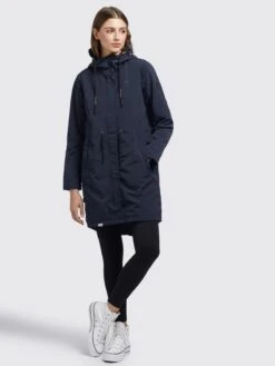 Khujo Manteaux De Mi-saison Manteau Mi-saison Adda2 Femme Bleu Foncé -Khujo Soldes Magasin b1df27b5afec9fde7173f2599d4b0358