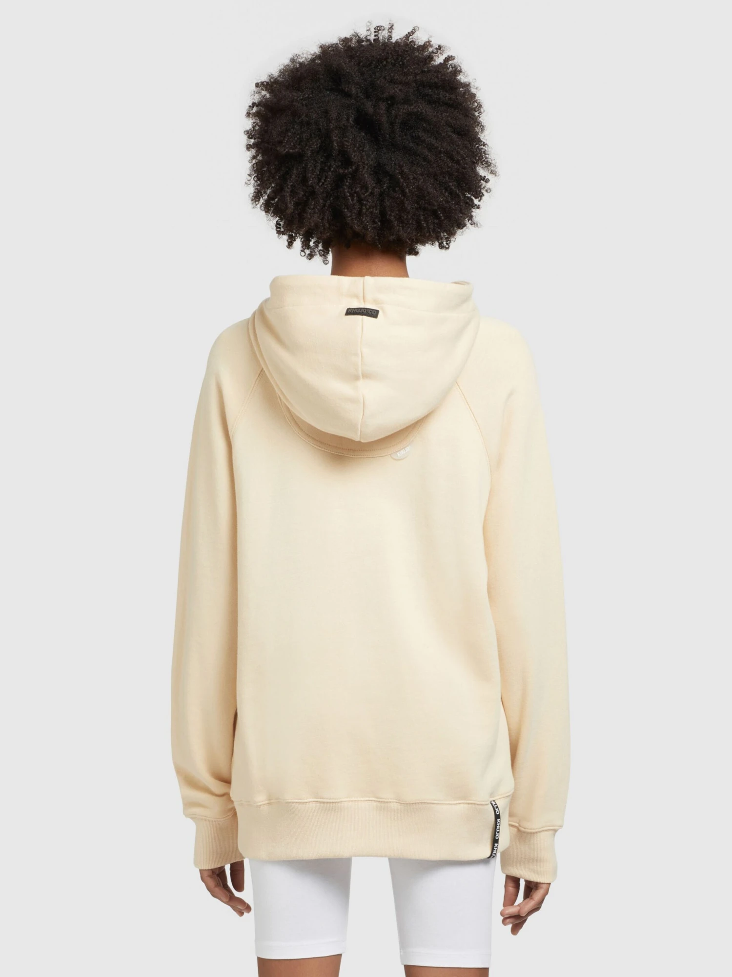 Khujo Sweats à Capuche Sweat-shirt Odette Femme Jaune Clair 6 Khujo Sweats à Capuche Sweat-shirt Odette Femme Jaune Clair – Image 4