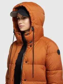 Khujo Vestes Dhiver Veste D’hiver Franee Femme Orange Foncé -Khujo Soldes Magasin b273a91543e505a7b5e4c2bceb52c625