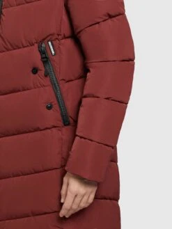 Khujo Manteaux De Mi-saison Manteau Mi-saison Klayd Femme Rouge Foncé -Khujo Soldes Magasin b282a33a2d0e249e65bd223901d519b3