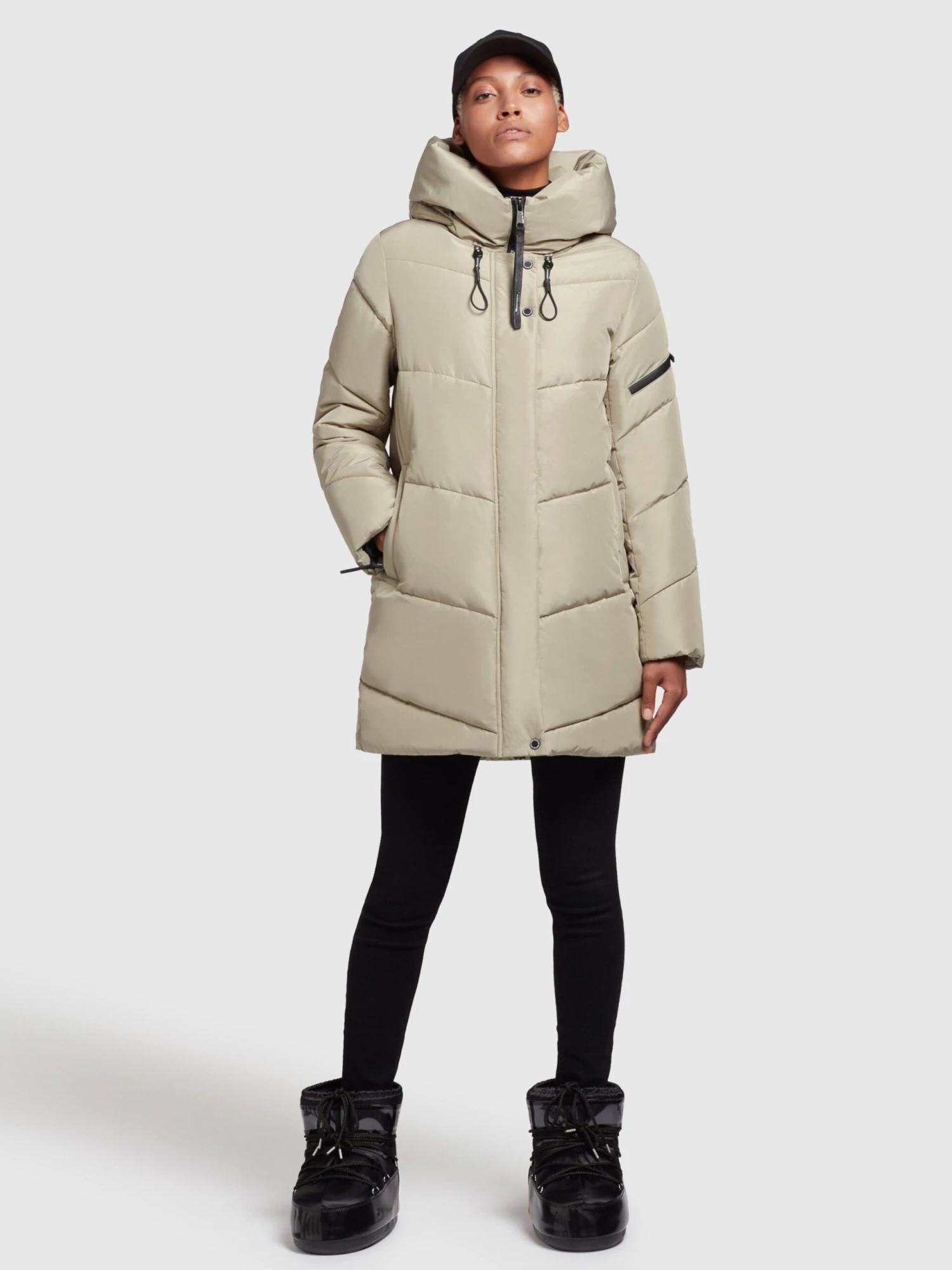 Khujo Vestes Dhiver Veste D’hiver Jordis 4 Femme Vert Pastel 5 Khujo Vestes Dhiver Veste D’hiver Jordis 4 Femme Vert Pastel – Image 3