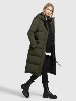 Khujo Manteaux Dhiver Manteau D’hiver Dakota Femme Vert Foncé -Khujo Soldes Magasin b56f64ce1b8562265ec8350aa5802399