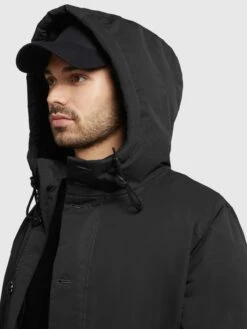 Khujo Parkas Parka D’hiver Terra Homme Noir -Khujo Soldes Magasin b66f7d9b1b0709f84ebe13232699211d