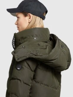 Khujo Manteaux Dhiver Manteau D’hiver Huba Femme Vert Foncé 17 Khujo Manteaux Dhiver Manteau D’hiver Huba Femme Vert Foncé -Khujo Soldes Magasin b6b3201a63a93cafaeba05d56b966e9a