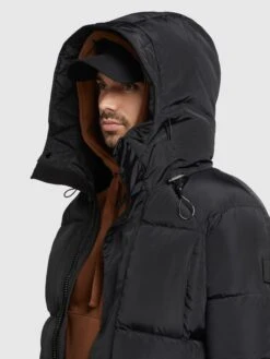 Khujo Vestes Dhiver Veste D’hiver Jedi Homme Noir -Khujo Soldes Magasin b7414de148db94fa0c6dc373b52ded46