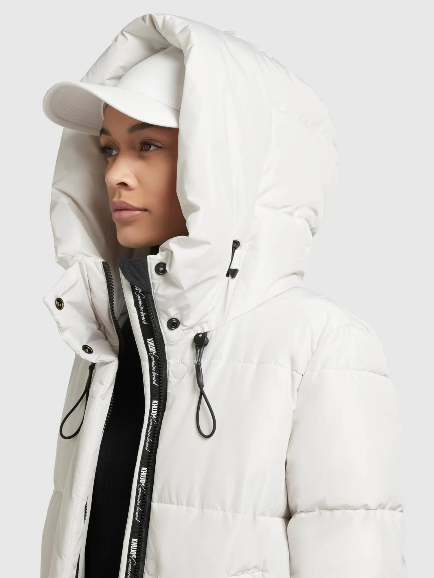 Khujo Manteaux De Mi-saison Manteau Mi-saison Soulani Femme Blanc Cassé 9 Khujo Manteaux De Mi-saison Manteau Mi-saison Soulani Femme Blanc Cassé – Image 7