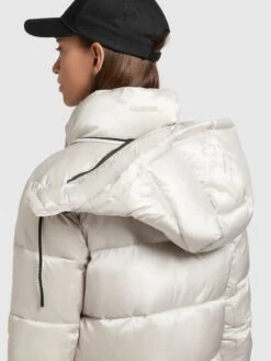 Khujo Vestes Dhiver Veste D’hiver Evona Femme Blanc Perle -Khujo Soldes Magasin b8eb8c7e07590fe804b8e24d90110f76