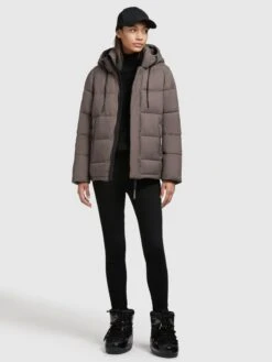 Khujo Vestes Dhiver Veste D’hiver Evona Femme Marron -Khujo Soldes Magasin bd1363aebc4671cd8a537cbc0c2f2df3