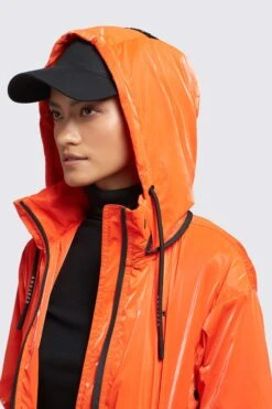 Khujo Manteaux De Mi-saison Manteau Mi-saison Marthe Femme Orange -Khujo Soldes Magasin bd72316931dc55adaddd37e65425b047