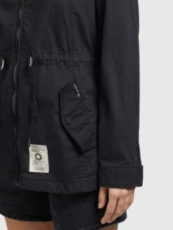 Khujo Vestes De Mi-saison Veste Mi-saison SESIA Femme Noir -Khujo Soldes Magasin c068ba090e198c603acfa0bf284a0c6a