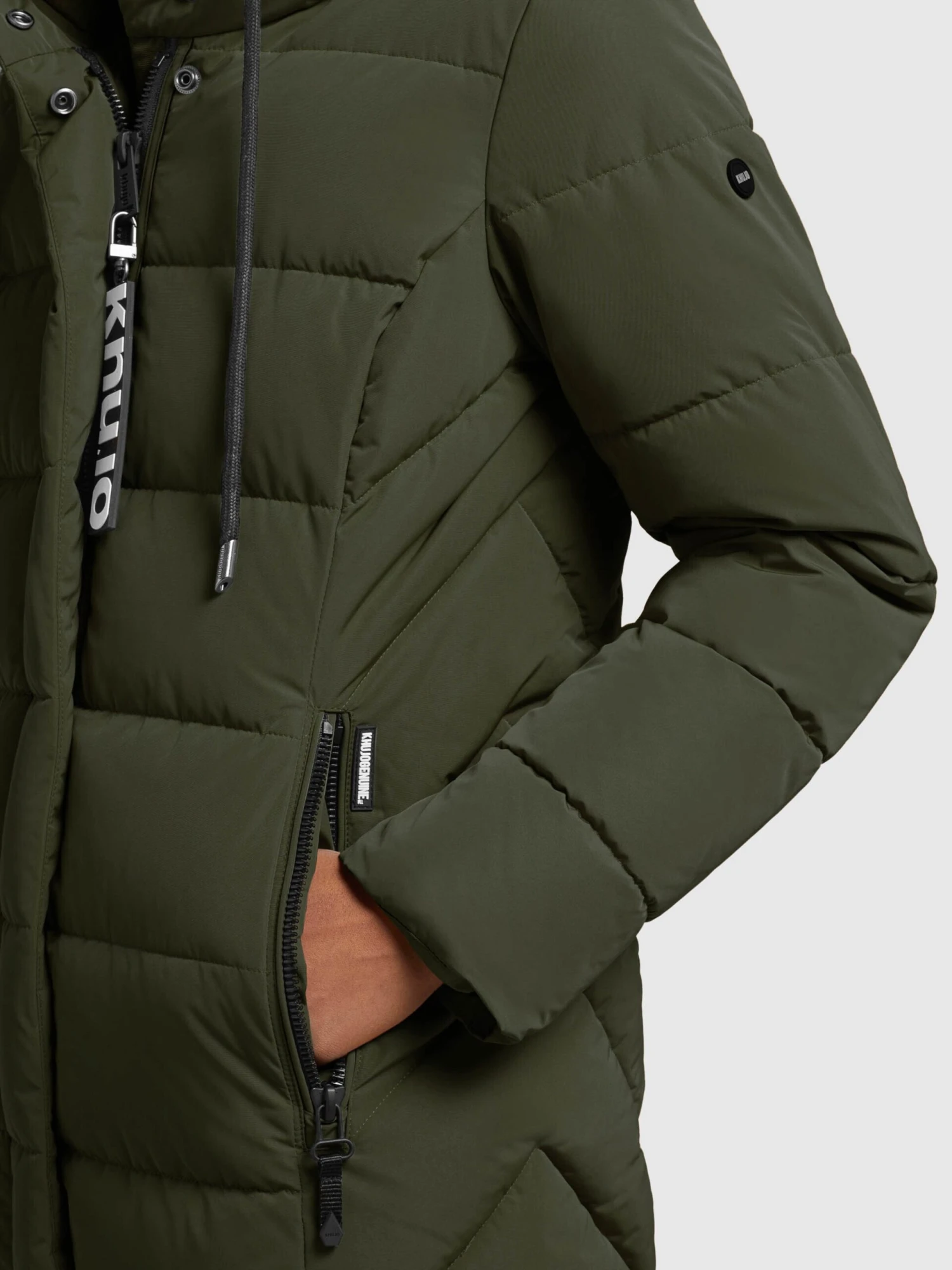 Khujo Manteaux Dhiver Manteau D’hiver Gamber Femme Vert Foncé 10 Khujo Manteaux Dhiver Manteau D’hiver Gamber Femme Vert Foncé – Image 8