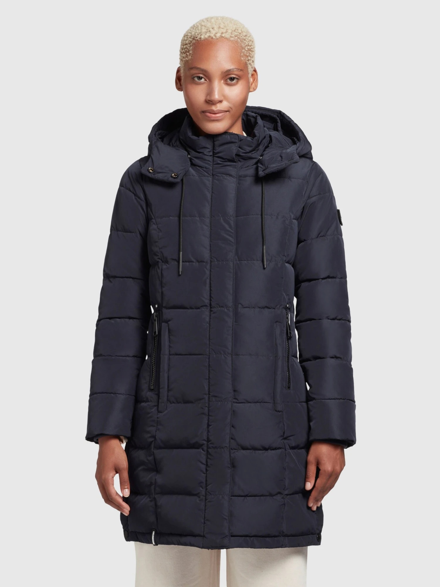 Khujo Manteaux Courts Manteau D’hiver Cups Femme Marine 4 Khujo Manteaux Courts Manteau D’hiver Cups Femme Marine – Image 2