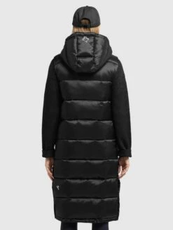 Khujo Vestes Sans Manches Gilet Tourin Femme Noir -Khujo Soldes Magasin c41f70753eaac1305f7df49ebf7ecbdb