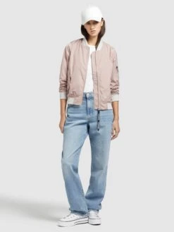 Khujo Vestes De Mi-saison Veste Mi-saison STENCE Femme Rose -Khujo Soldes Magasin c588fe5f08ff64b4613321cf45996931