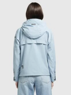 Khujo Vestes De Mi-saison Veste Mi-saison BLAIR Femme Bleu Clair -Khujo Soldes Magasin c6310b1e08835f0a5aef2fe81812f1e1