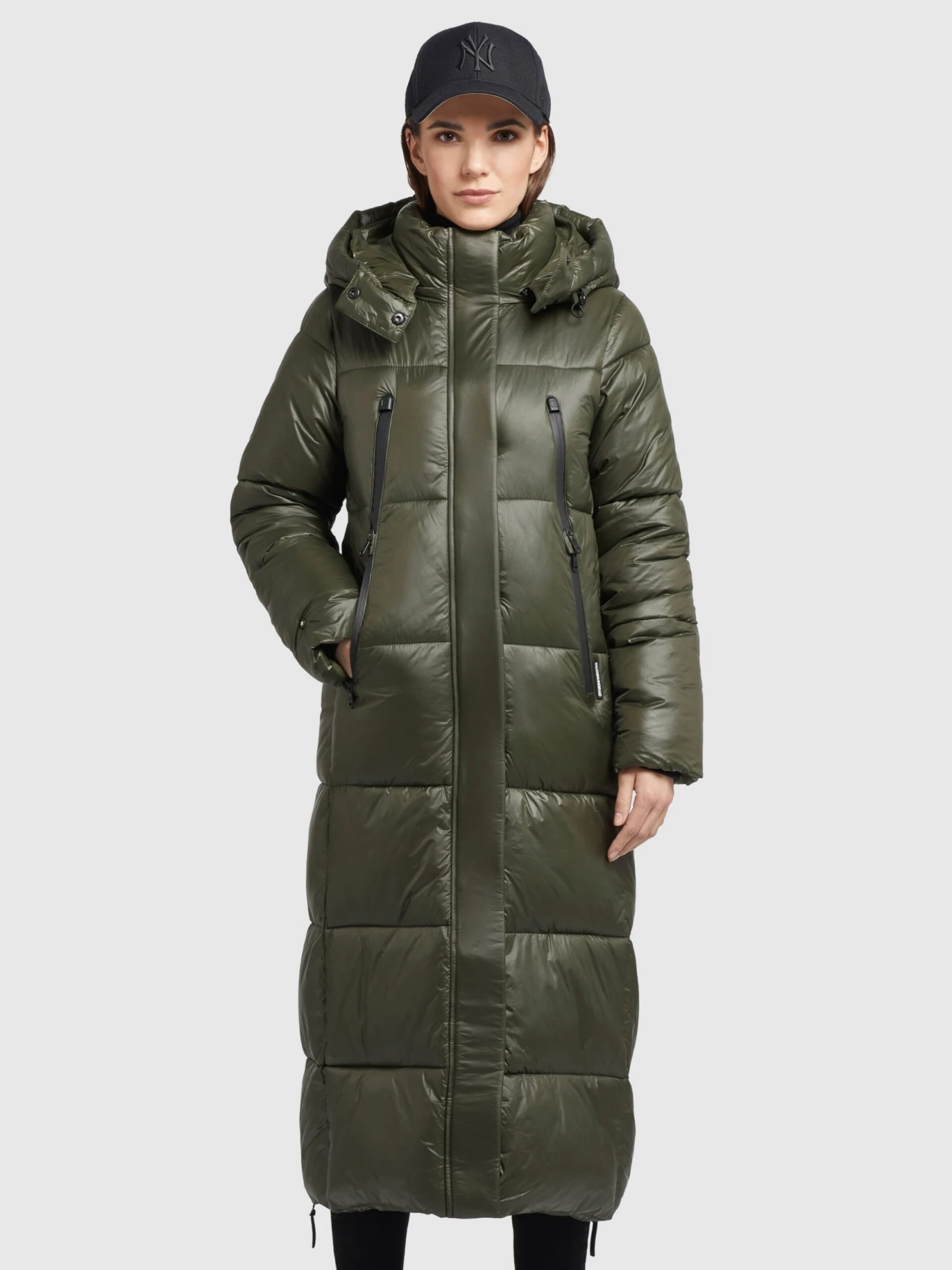 Khujo Manteaux Dhiver Manteau D’hiver Melona Femme Kaki 4 Khujo Manteaux Dhiver Manteau D’hiver Melona Femme Kaki – Image 2