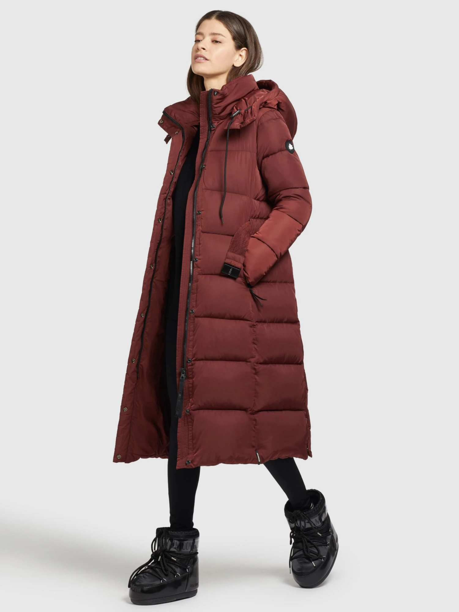 Khujo Manteaux Dhiver Manteau D’hiver HAZELLE Femme Rouge Rouille 8 Khujo Manteaux Dhiver Manteau D’hiver HAZELLE Femme Rouge Rouille – Image 6