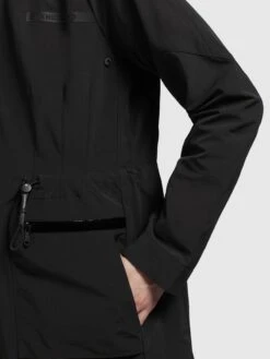 Khujo Parkas Parka Mi-saison Femme Noir -Khujo Soldes Magasin c82435969e05bdac09f7d744355bab41