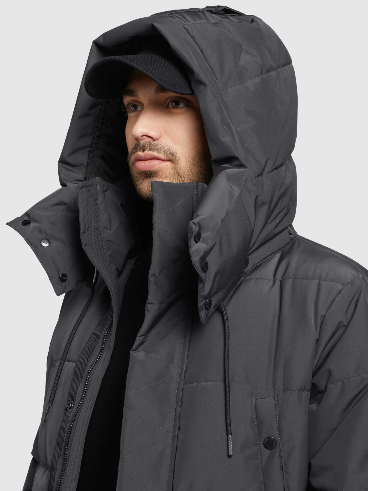 Khujo Vestes Dhiver Veste D’hiver Vivas Homme Gris Foncé 9 Khujo Vestes Dhiver Veste D’hiver Vivas Homme Gris Foncé – Image 7