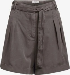 Khujo Shorts Loosefit Pantalon à Pince Elida Femme Anthracite