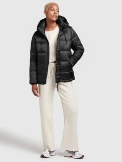 Khujo Vestes Dhiver Veste D’hiver Evona Femme Noir -Khujo Soldes Magasin cc19d8cdb50f29098f83fcc22375c23b