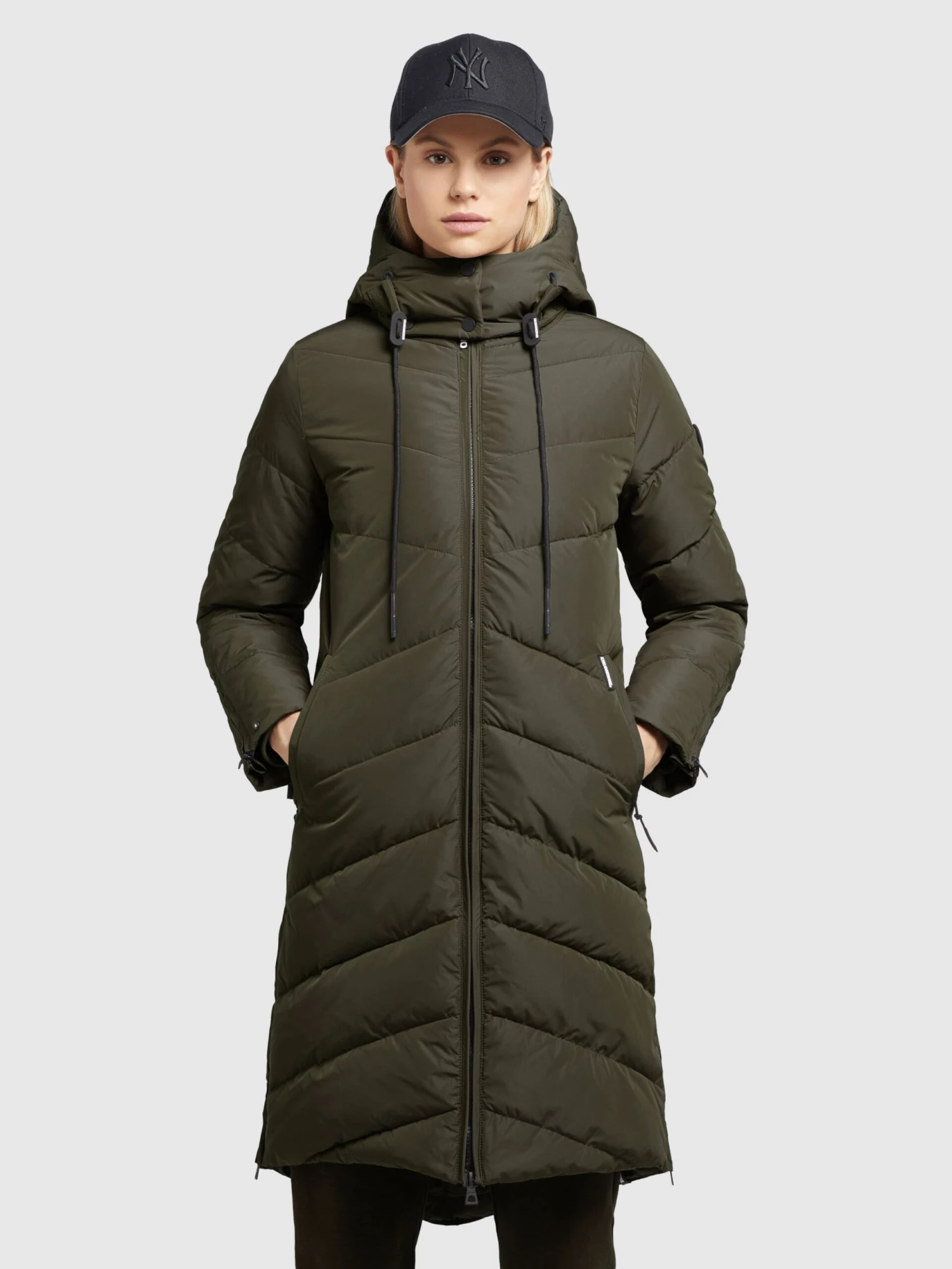 Khujo Manteaux Dhiver Manteau D’hiver Huba Femme Vert Foncé 4 Khujo Manteaux Dhiver Manteau D’hiver Huba Femme Vert Foncé – Image 2