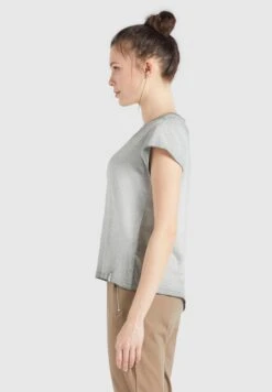 Khujo T-shirts T-shirt MATAMA Femme Gris -Khujo Soldes Magasin ce0a9e63f1118c685bfa2c7c2637bf6e