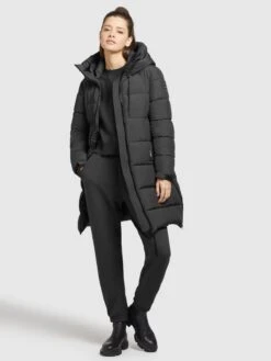 Khujo Manteaux Dhiver Manteau D’hiver Youma Femme Noir -Khujo Soldes Magasin ce14223c321ce8842173f93d1b14b0e8