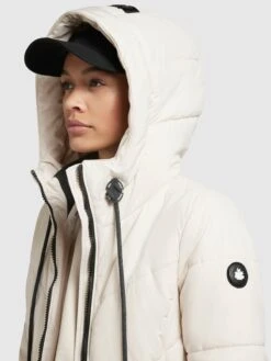 Khujo Manteaux Dhiver Manteau D’hiver Aribay 3 Femme Blanc Cassé -Khujo Soldes Magasin ce7a90024480ec214b68d3f1fcdcd271