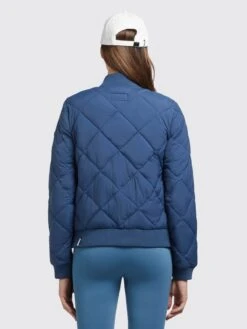 Khujo Vestes De Mi-saison Veste Mi-saison Leona Femme Bleu -Khujo Soldes Magasin ce99eb7b1e8513cfd1a21f9b33b2861e