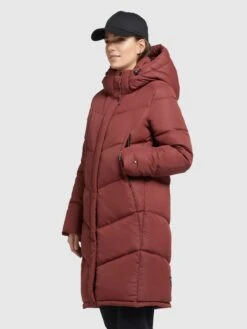 Khujo Manteaux Dhiver Manteau D’hiver Limetta Femme Rouge Rouille -Khujo Soldes Magasin cf6ed998a6b806301092b138d161cfb1