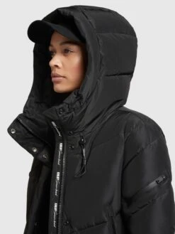 Khujo Manteaux De Mi-saison Manteau Mi-saison Sonje3 Femme Noir -Khujo Soldes Magasin cff63de1cc9c48bf4a82e27610aaf5e1