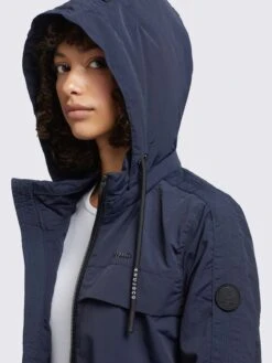 Khujo Manteaux De Mi-saison Manteau Mi-saison Voya3 Femme Bleu Foncé 16 Khujo Manteaux De Mi-saison Manteau Mi-saison Voya3 Femme Bleu Foncé -Khujo Soldes Magasin d01c9c4c576a928899debfc9ffec7eec