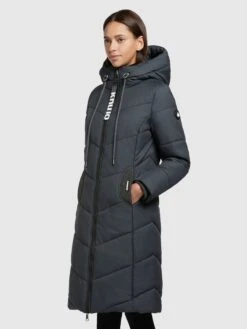 Khujo Manteaux Dhiver Manteau D’hiver Aribay Femme Bleu Nuit -Khujo Soldes Magasin d03437556eaf0d276e32c606f3524f23