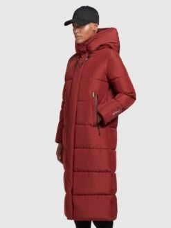 Khujo Manteaux Dhiver Manteau D’hiver Soulani Femme Rouge Rouille -Khujo Soldes Magasin d2603ccd360b755f58a7438dc7ed309c