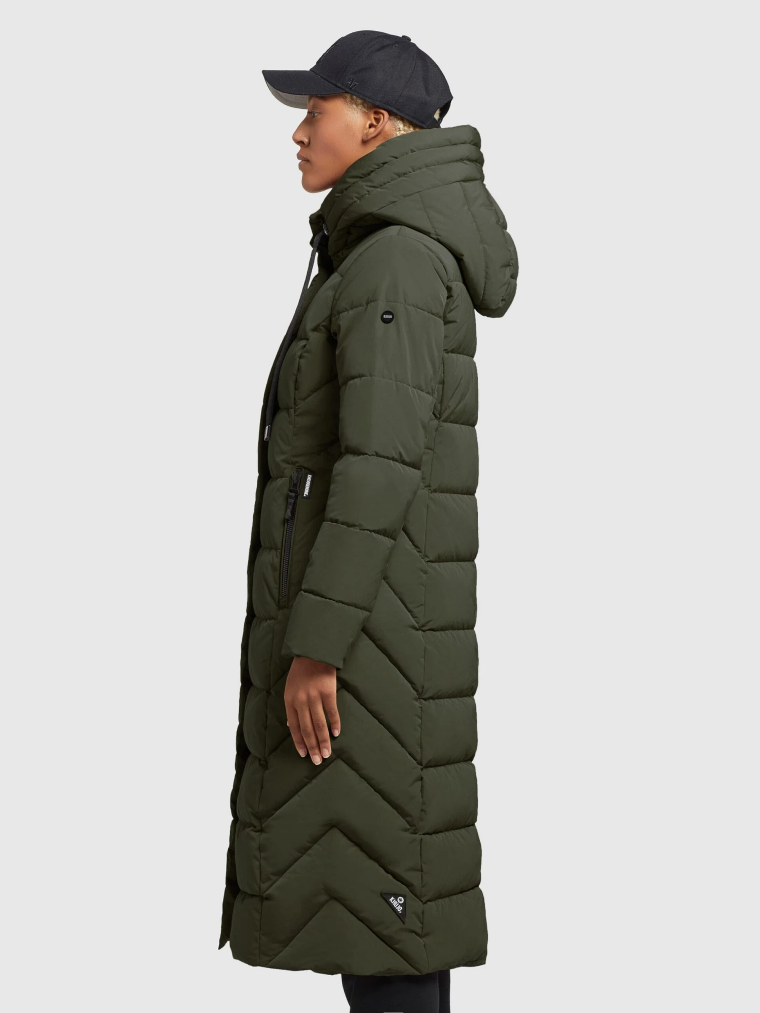 Khujo Manteaux Dhiver Manteau D’hiver Gamber Femme Vert Foncé 7 Khujo Manteaux Dhiver Manteau D’hiver Gamber Femme Vert Foncé – Image 5